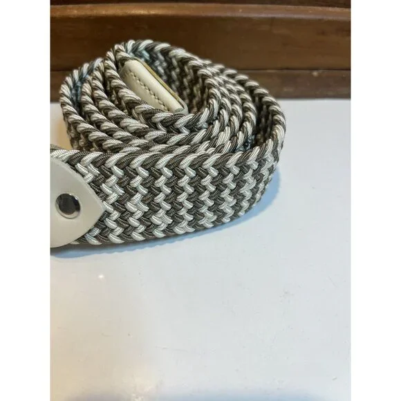 Georg Roth los angeles Knit Belt Fulda-8199 Size 40 Khaki/Creme